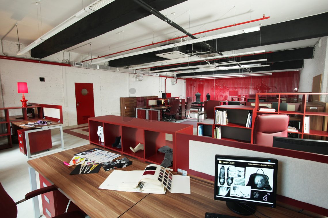 Дизайн офиса компании Paolo Conte