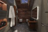 Интерьер ванной комнаты с окном Дом в Ростове-на-Дону